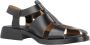 Camper Zwarte Platte Sandalen voor Vrouwen Black Dames - Thumbnail 5