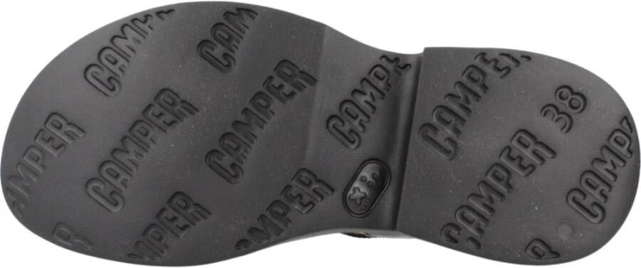 Camper Flat Sandals Black Dames