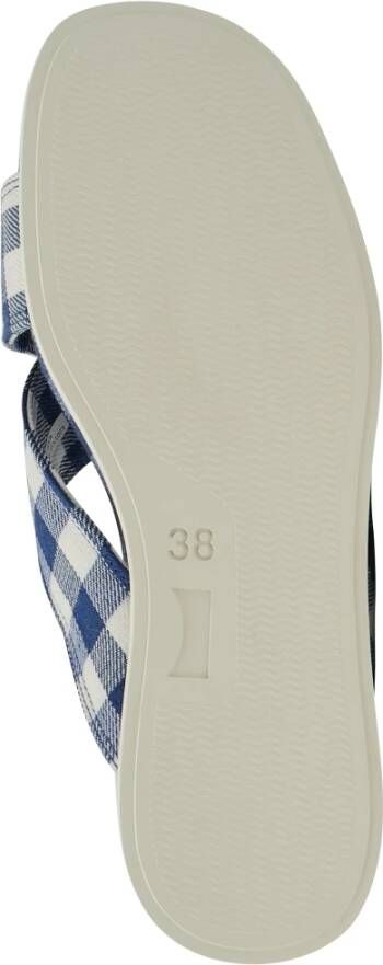 Camper Flat Sandals Blauw Dames