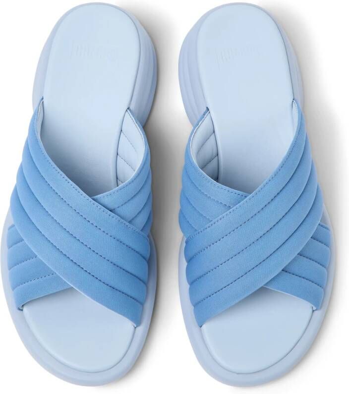 Camper Flat Sandals Blauw Dames