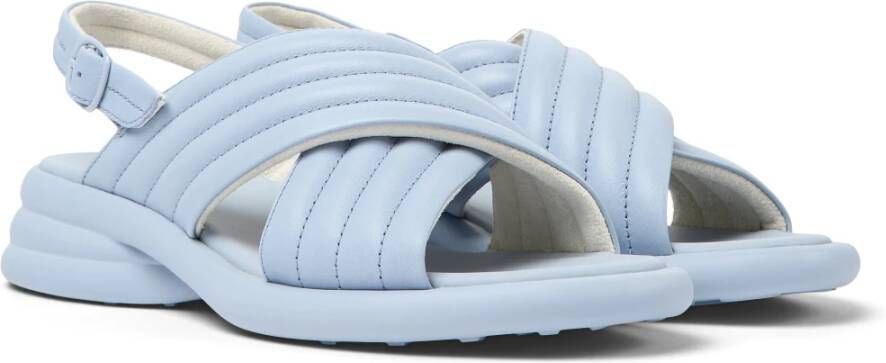 Camper Flat Sandals Blauw Dames