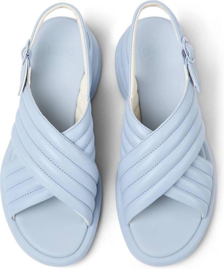 Camper Flat Sandals Blauw Dames