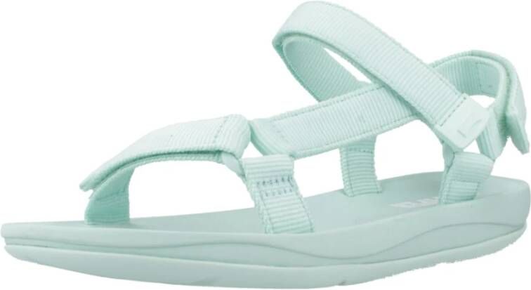 Camper Flat Sandals Blue Dames