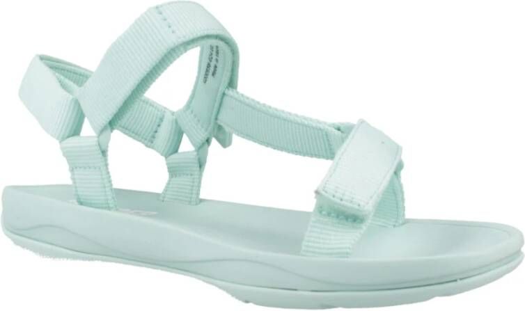 Camper Flat Sandals Blue Dames