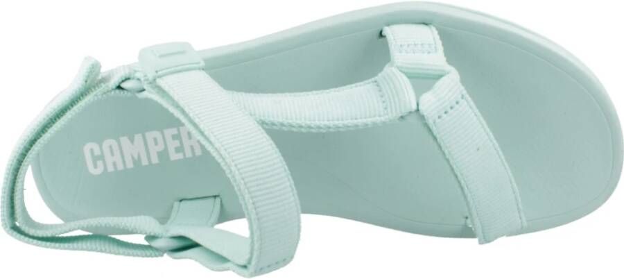 Camper Flat Sandals Blue Dames