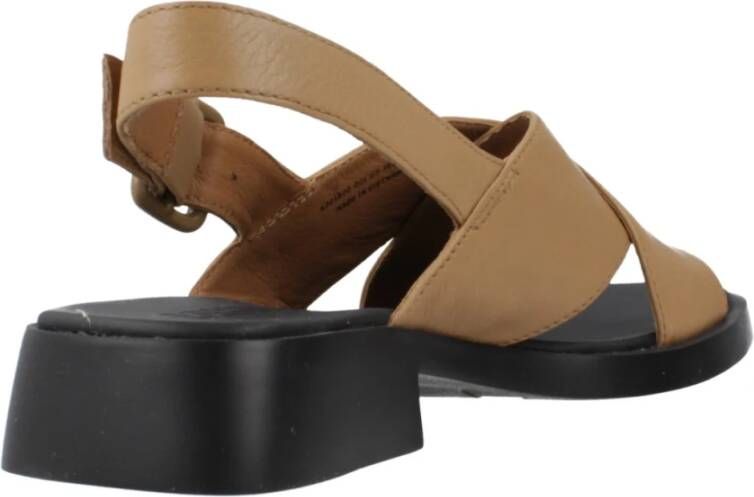 Camper Flat Sandals Brown Dames