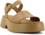 Camper Flat Sandals Brown Dames - Thumbnail 2