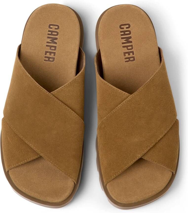 Camper Flat Sandals Bruin Dames