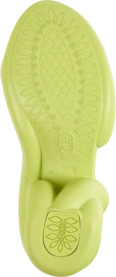 Camper Flat Sandals Geel Dames