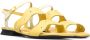 Camper Flat Sandals Unieke Twins Platte Sandalen Yellow Black Dames - Thumbnail 8