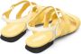 Camper Flat Sandals Unieke Twins Platte Sandalen Yellow Black Dames - Thumbnail 9