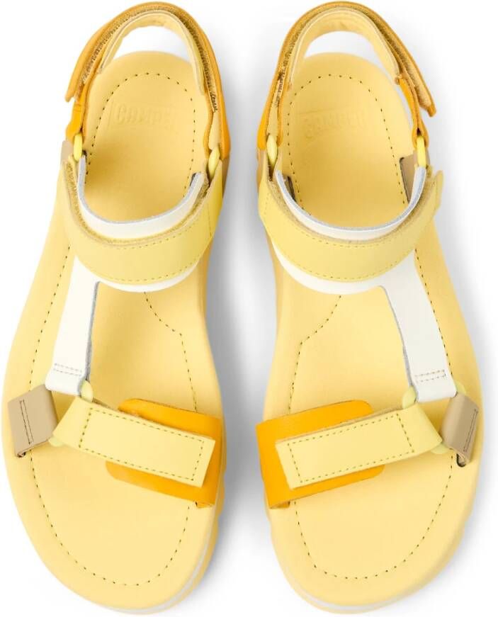 Camper Flat Sandals Geel Dames
