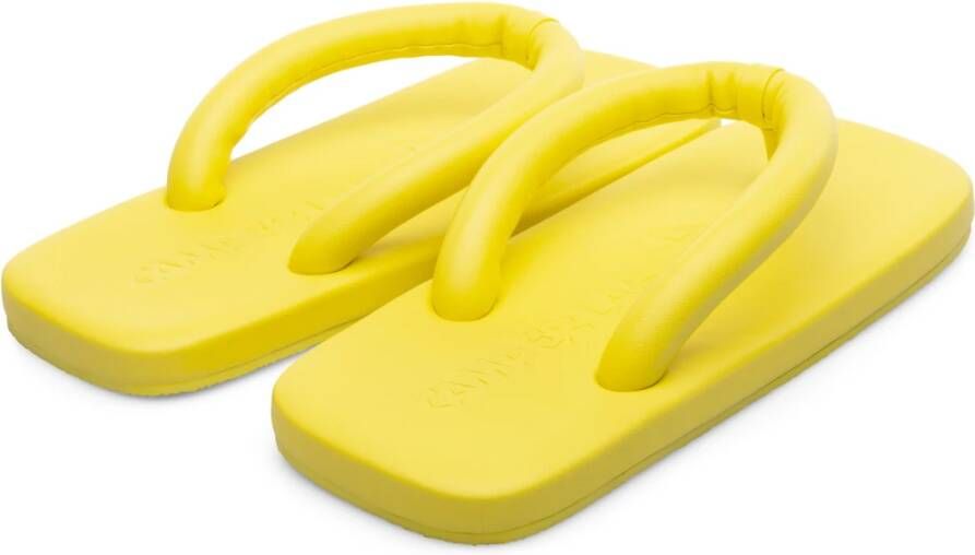 CamperLab Teenslippers met band Geel - Foto 5