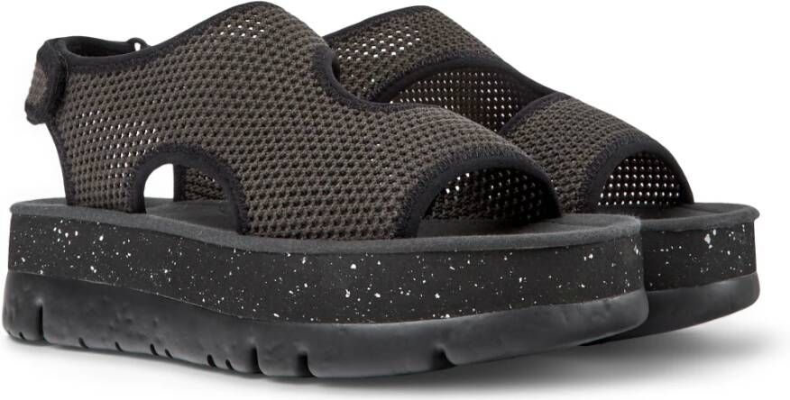 Camper Flat Sandals Grijs Dames