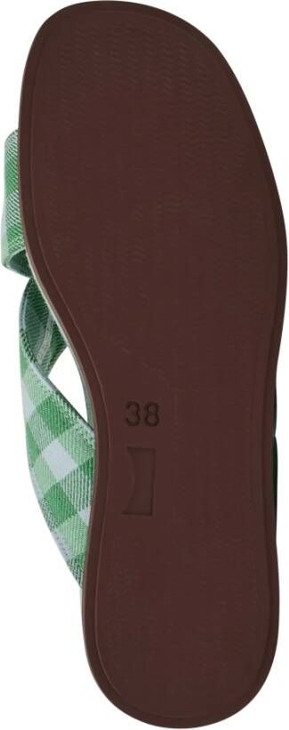 Camper Flat Sandals Groen Dames
