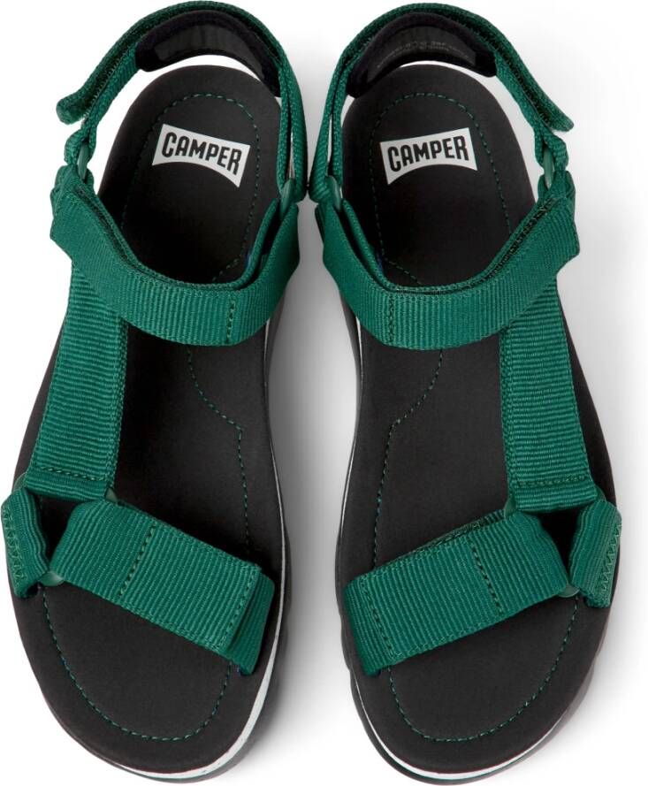 Camper Flat Sandals Groen Dames