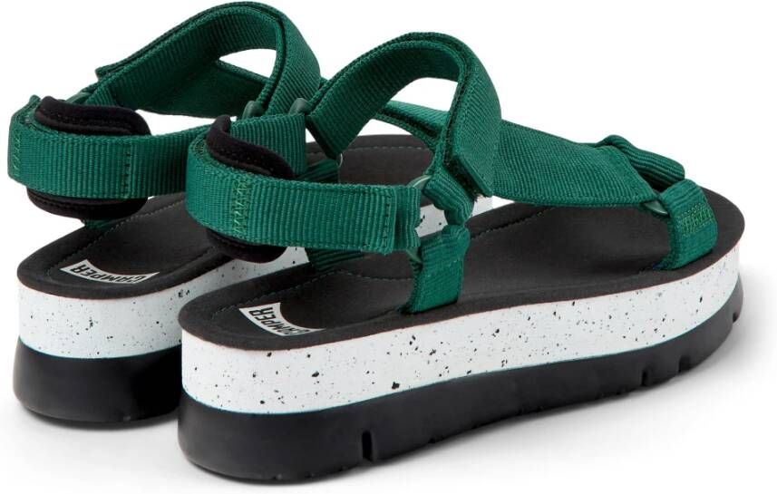 Camper Flat Sandals Groen Dames