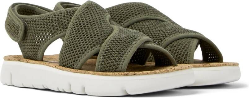 Camper Flat Sandals Groen Dames