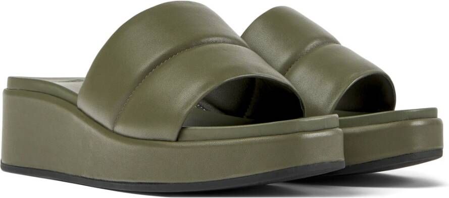 Camper Flat Sandals Groen Dames