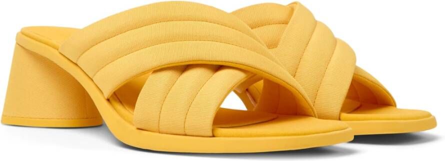 Camper Flat Sandals Oranje Dames