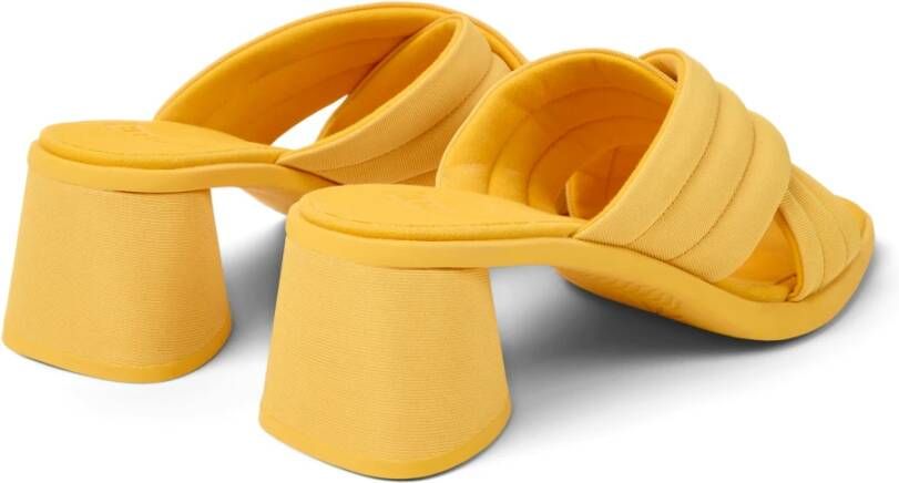 Camper Flat Sandals Oranje Dames