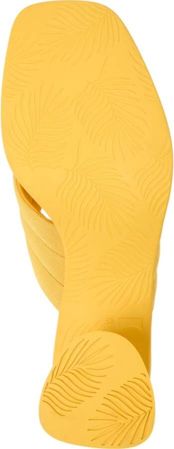 Camper Flat Sandals Oranje Dames