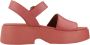 Camper Stijlvolle Platte Sandalen Red Dames - Thumbnail 6