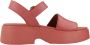 Camper Stijlvolle Platte Sandalen Red Dames - Thumbnail 7