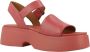 Camper Stijlvolle Platte Sandalen Red Dames - Thumbnail 7