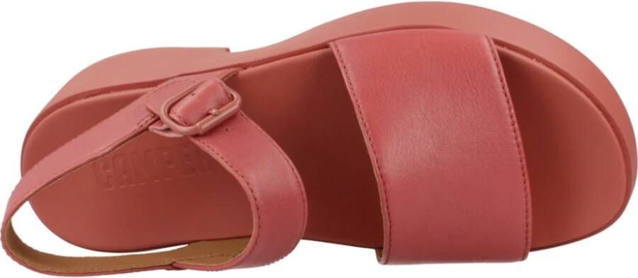 Camper Stijlvolle Platte Sandalen Red Dames