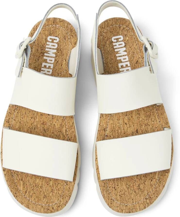 Camper Flat Sandals Wit Dames