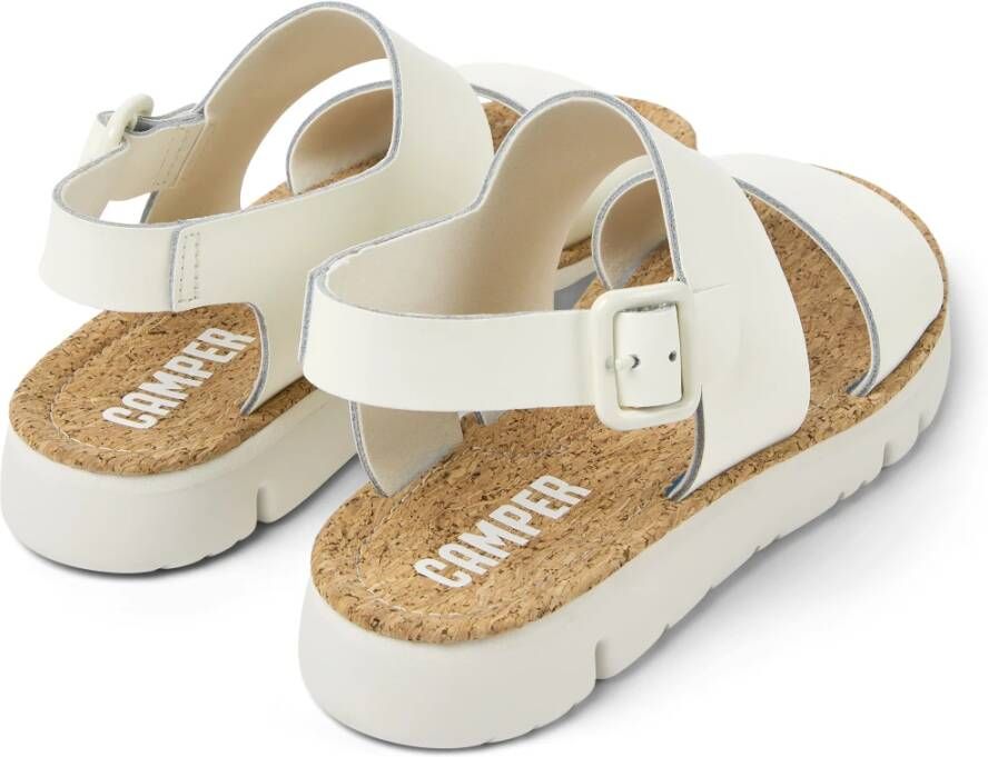 Camper Flat Sandals Wit Dames