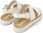 Camper Natuurlijk Witte Platte Sandalen Vrouwen White Dames - Thumbnail 5