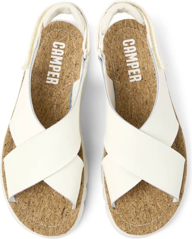 Camper Flat Sandals Wit Dames