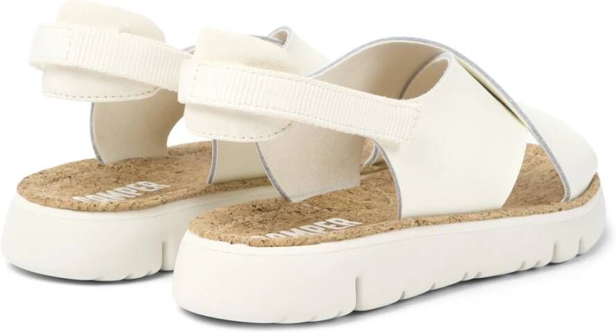 Camper Flat Sandals Wit Dames