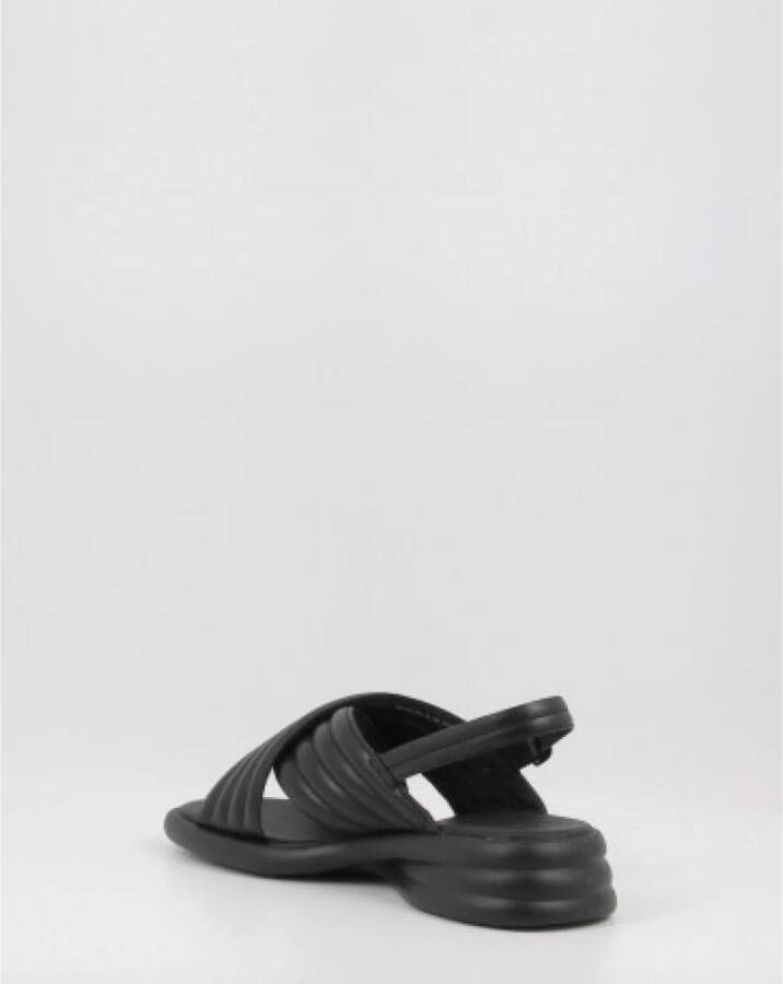 Camper Flat Sandals Zwart Dames