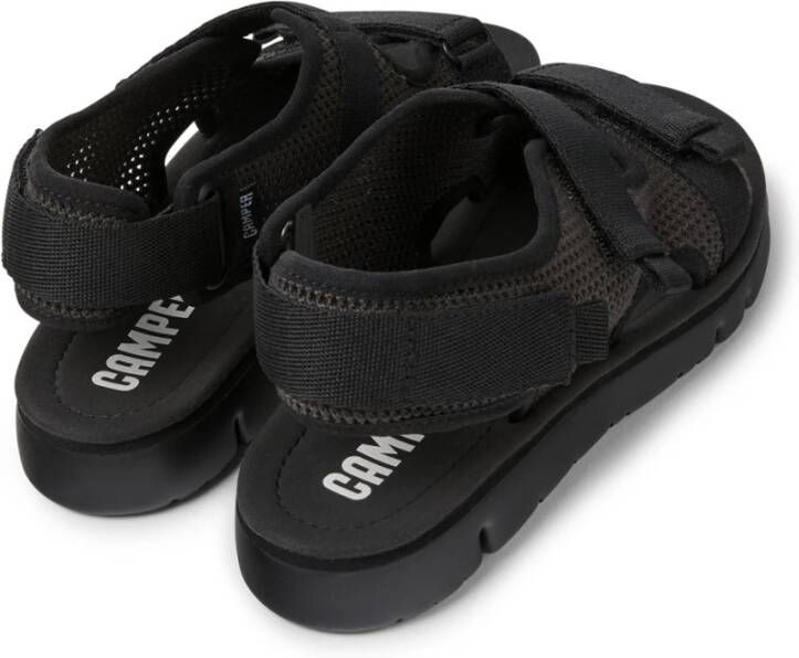 Camper Flat Sandals Zwart Dames