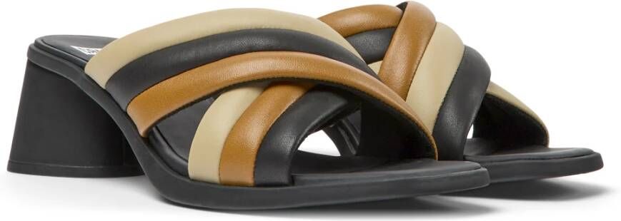 Camper Flat Sandals Zwart Dames