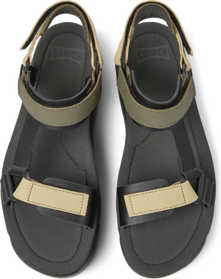 Camper Flat Sandals Zwart Dames