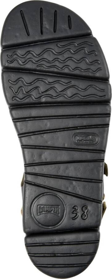 Camper Flat Sandals Zwart Dames