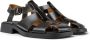 Camper Zwarte Platte Sandalen voor Vrouwen Black Dames - Thumbnail 2