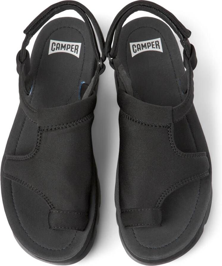 Camper Flat Sandals Zwart Dames