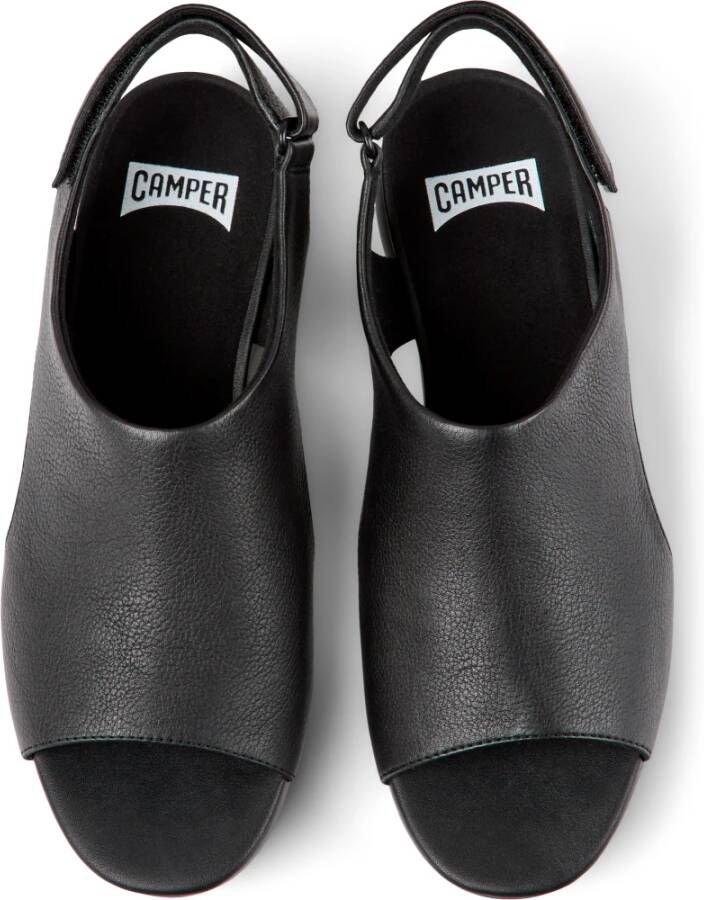 Camper Flat Sandals Zwart Dames