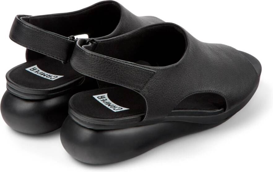 Camper Flat Sandals Zwart Dames