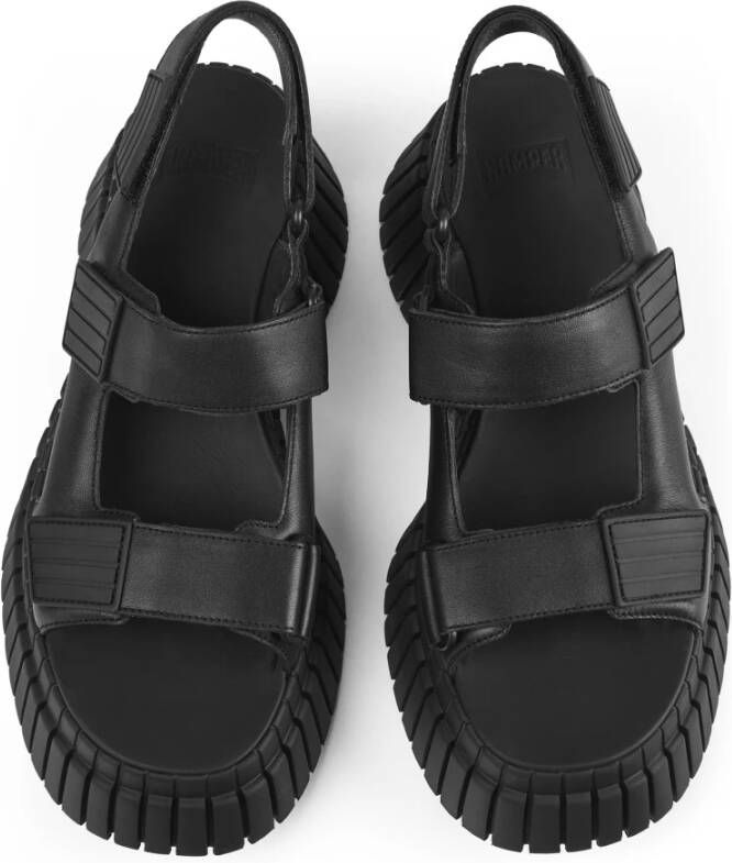 Camper Flat Sandals Zwart Dames