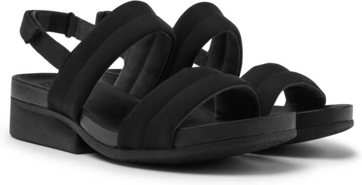 Camper Flat Sandals Zwart Dames