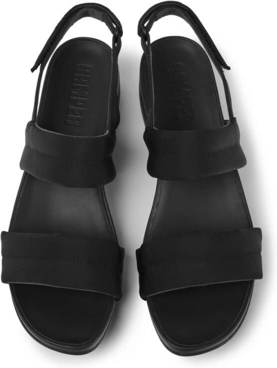 Camper Flat Sandals Zwart Dames