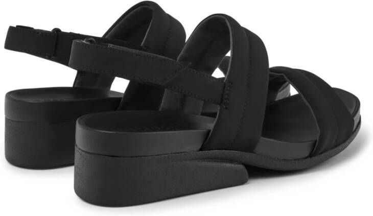 Camper Flat Sandals Zwart Dames