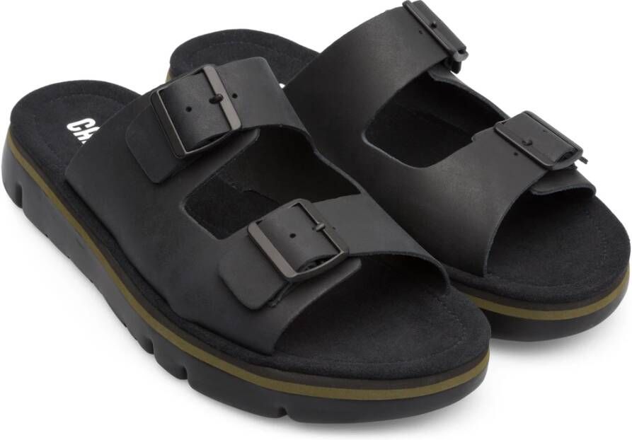 Camper Flat Sandals Zwart Heren