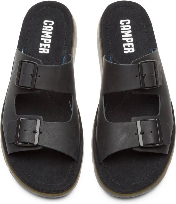 Camper Flat Sandals Zwart Heren